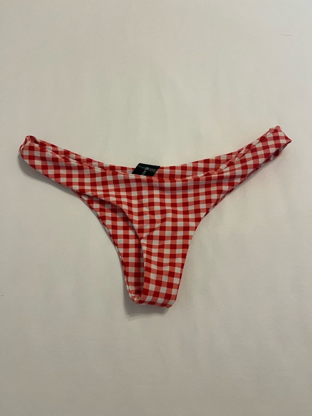 Blackbough Red and White Gingham Bikini Bottoms